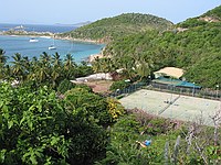 tennis facilities on Peter Island