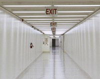 the neverending hallway in LAX