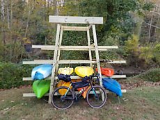 Cycle Mill kayak stand