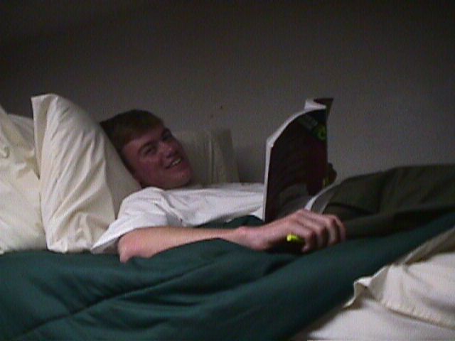 kevin studying