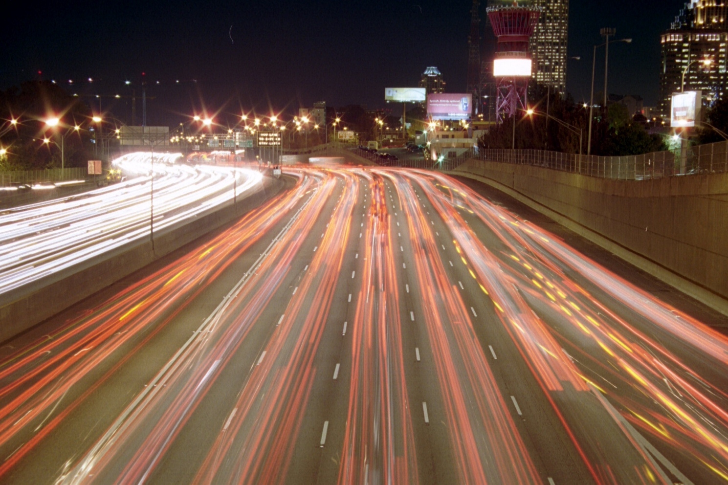 northbound I75/I85 traffic from North Ave bridge