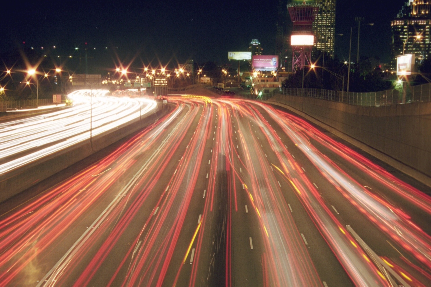 northbound I75/I85 traffic from North Ave bridge