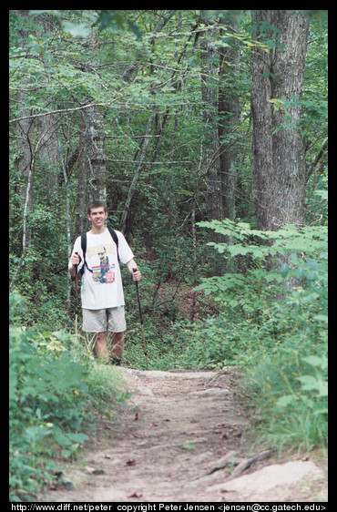 Michael on trail 1