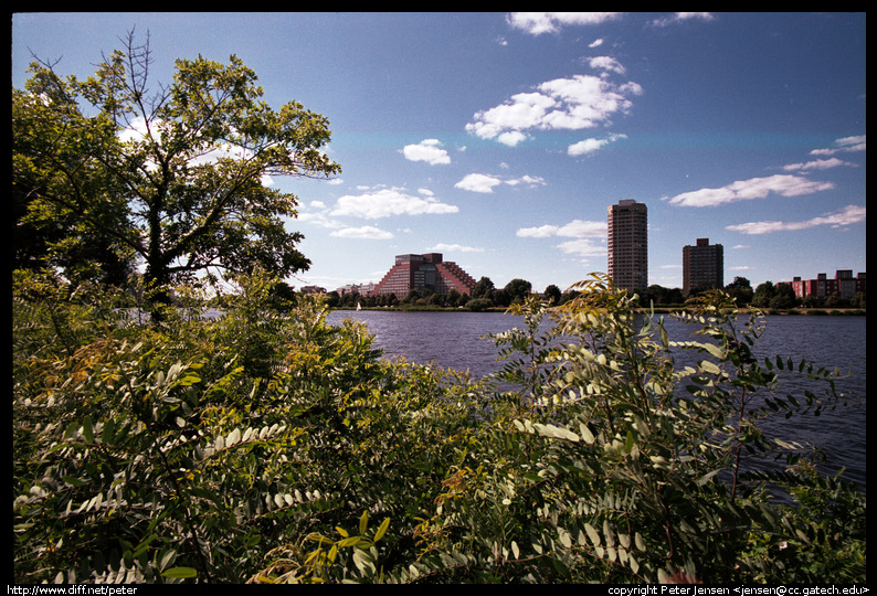 view across Charles