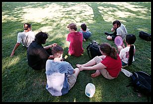 group with shadow