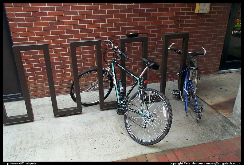 how not to lock a bike