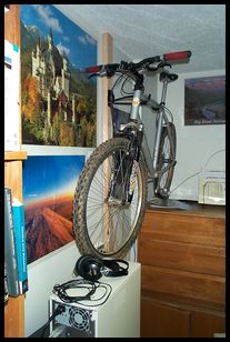 indoors bike rack