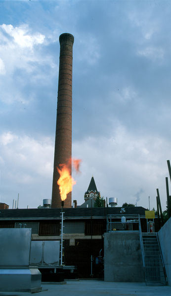 tower and flame