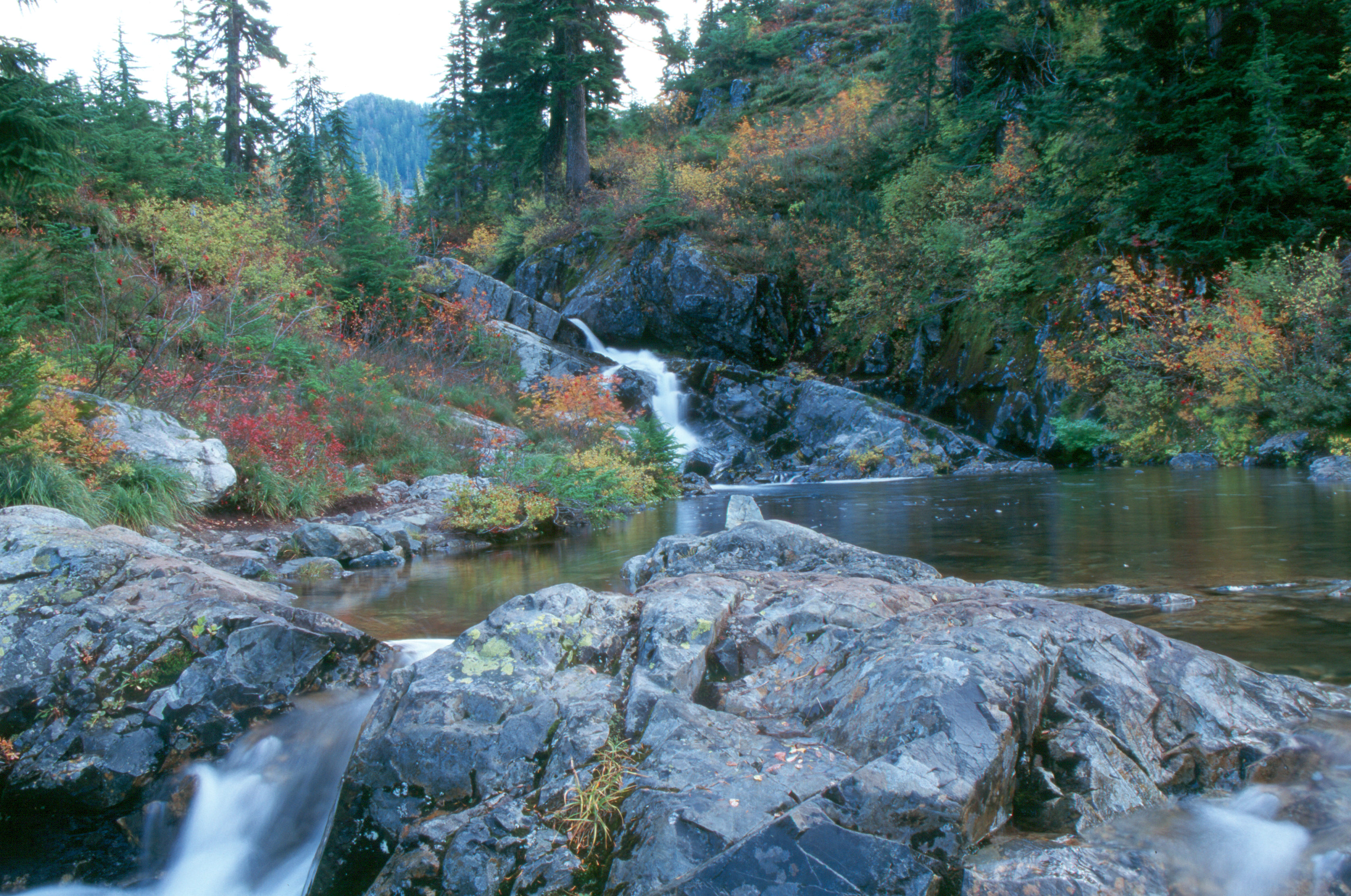 Snow Lake falls