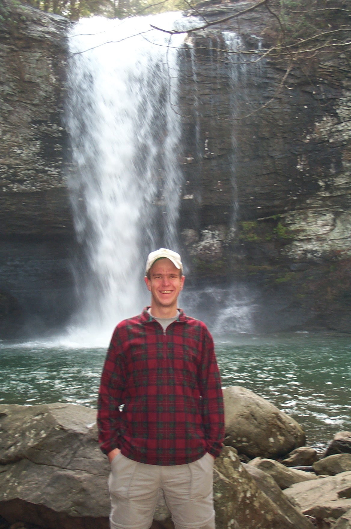 Peter at the falls