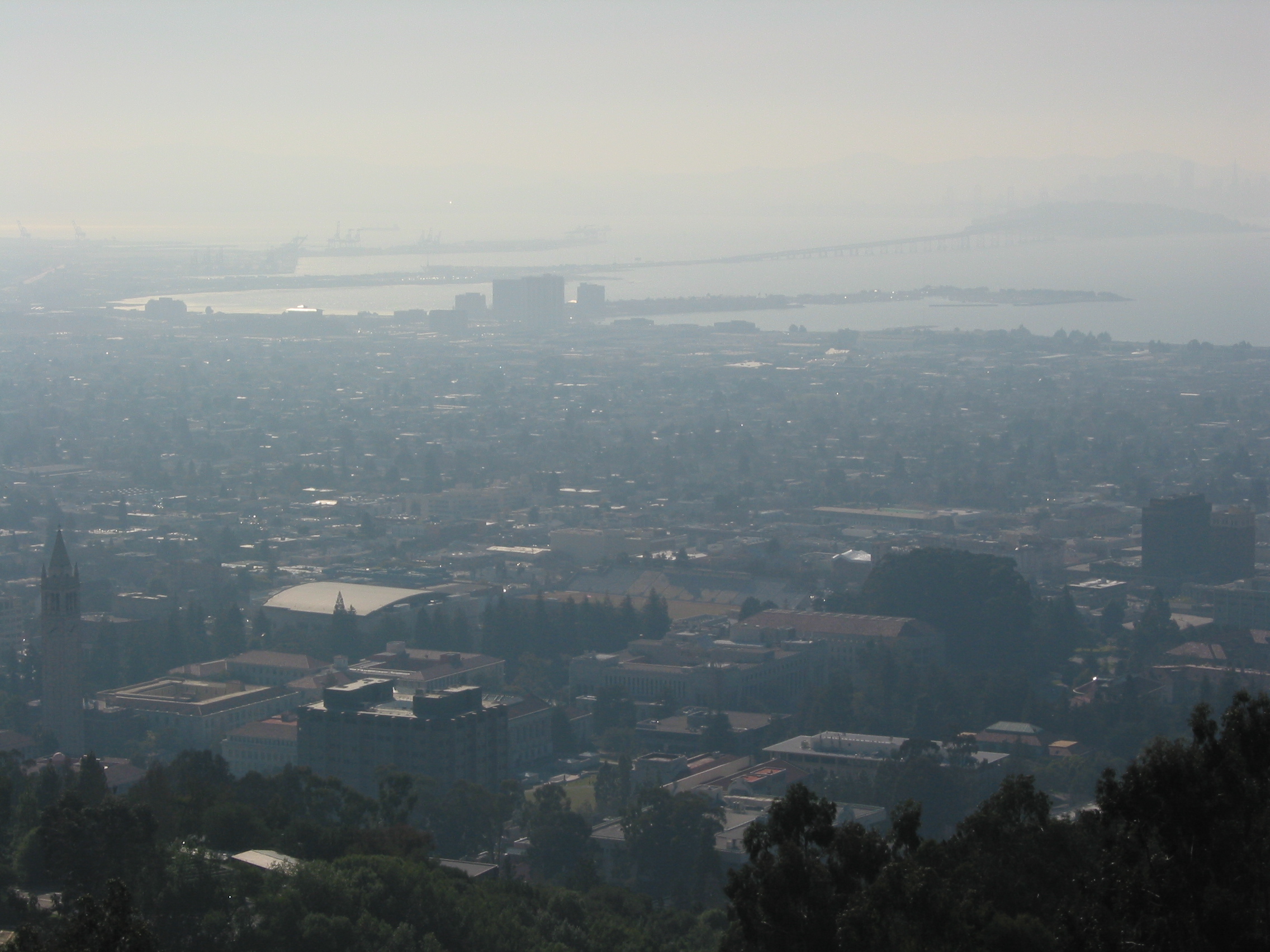 Berkeley; no haze here