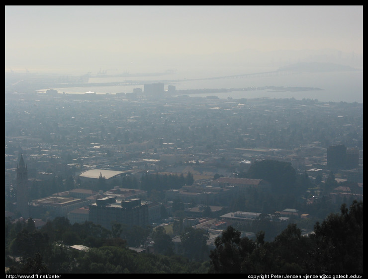 Berkeley; no haze here