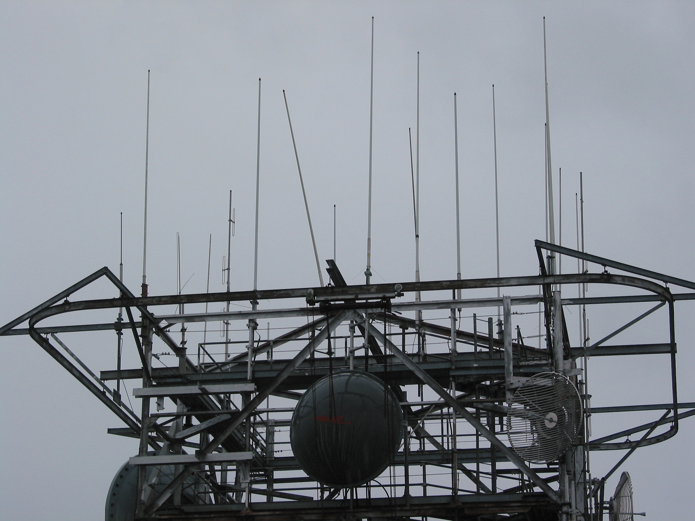 radio towers on Mt. Diablo