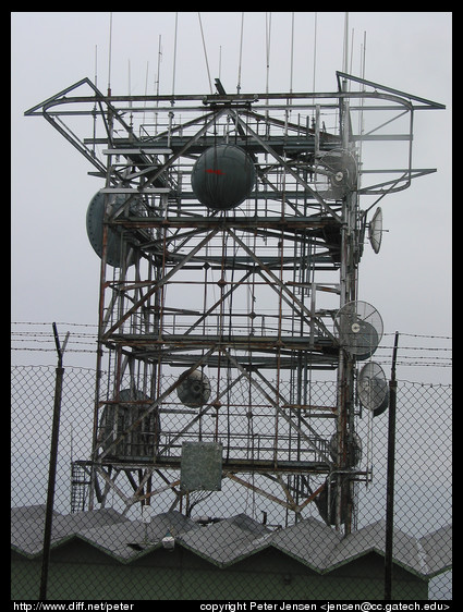 radio towers on Mt. Diablo