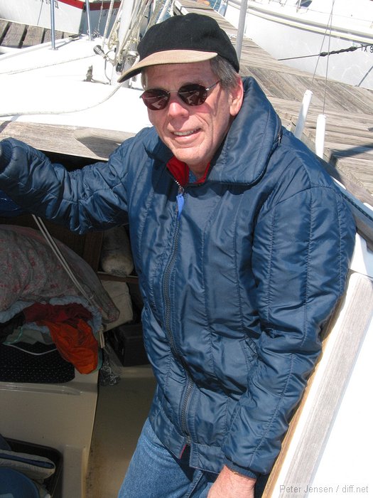 Paul on the boat