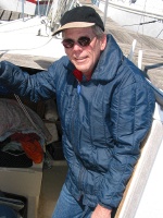 Paul on the boat