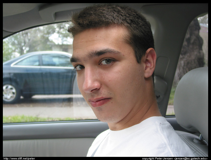 Jacob in my dad's Maxima