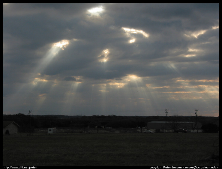 rays of light