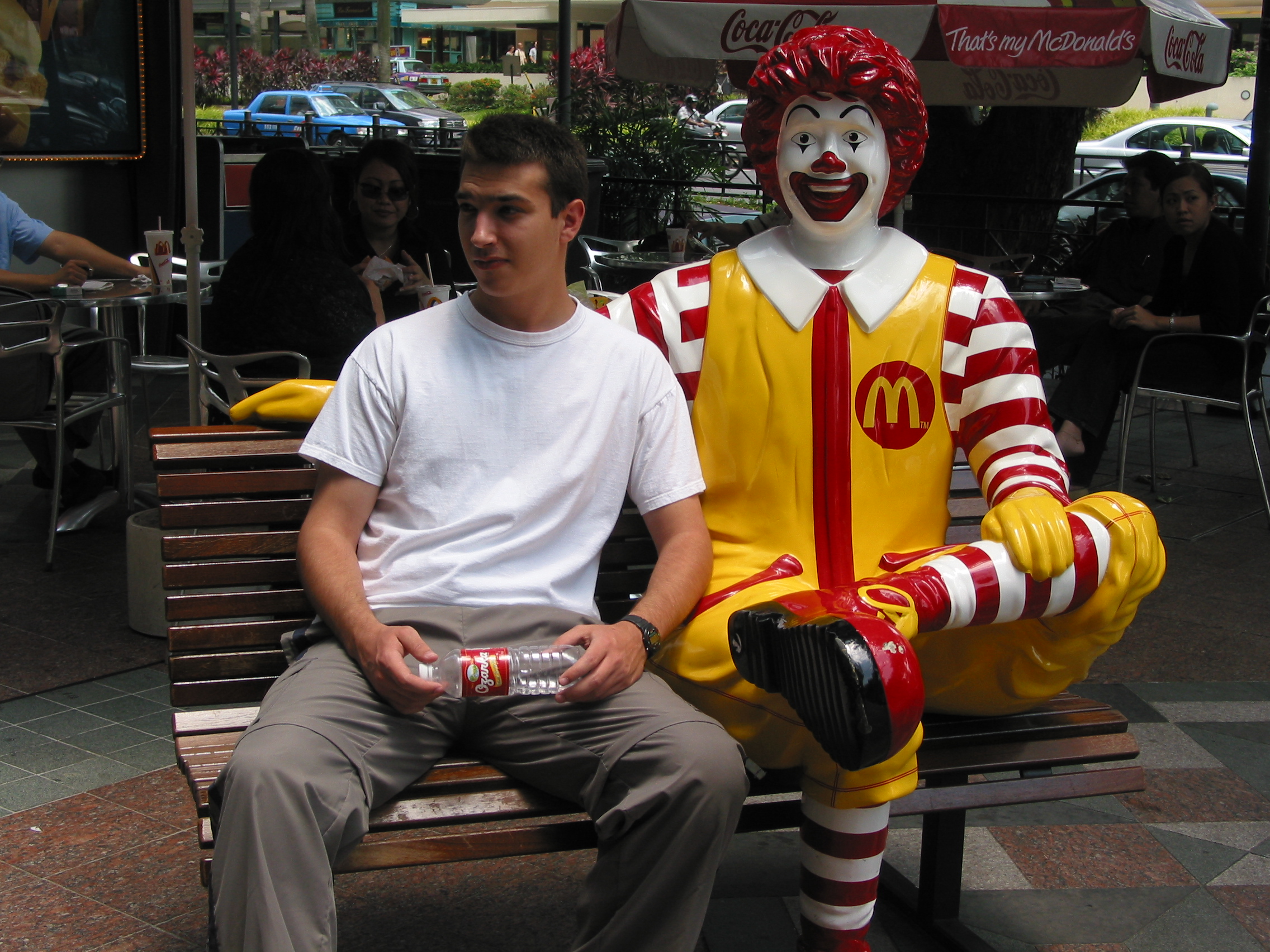 Jacob and Ronald McDonald