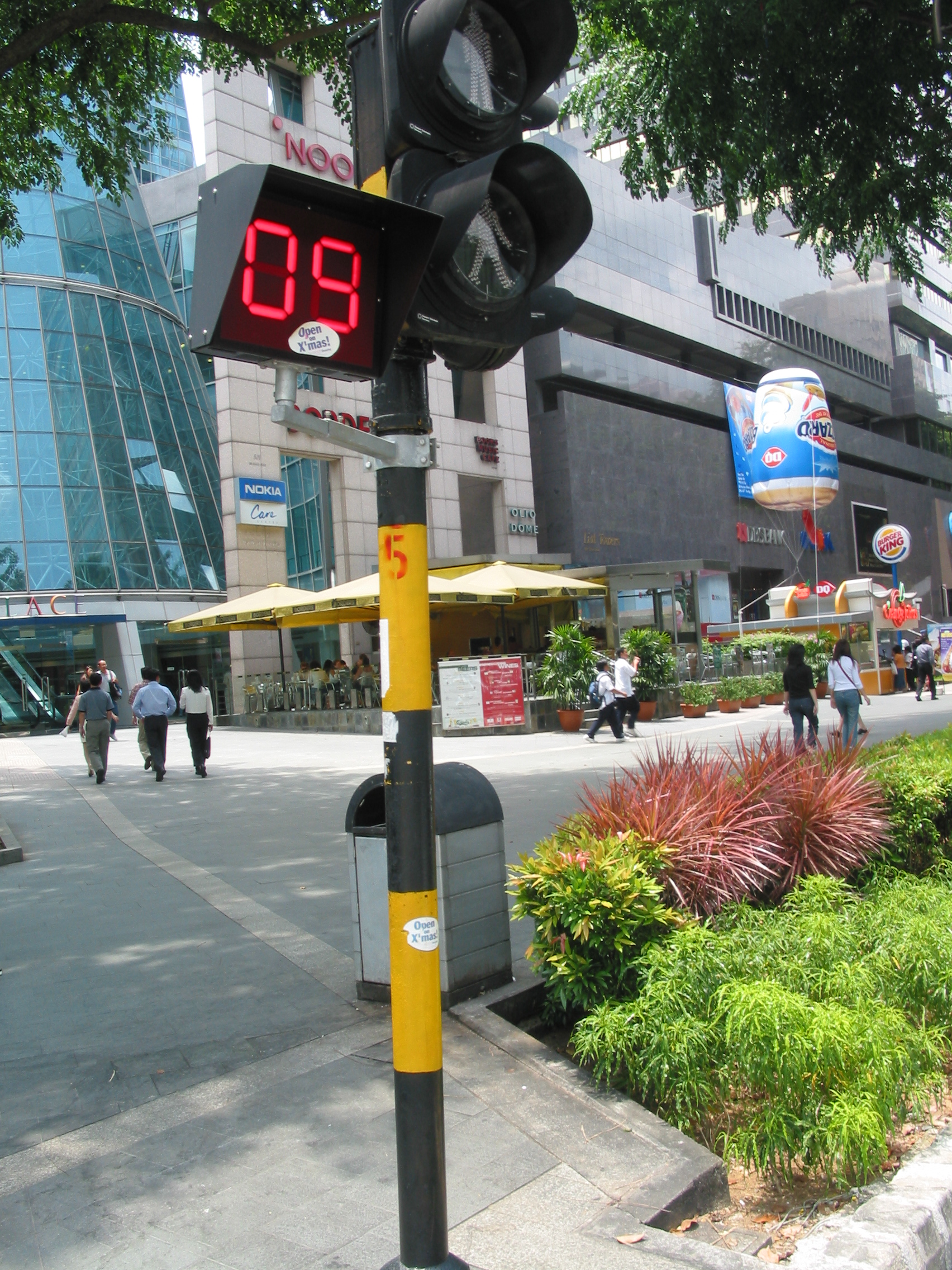 cross-walk time remaining