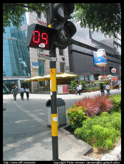 cross-walk time remaining