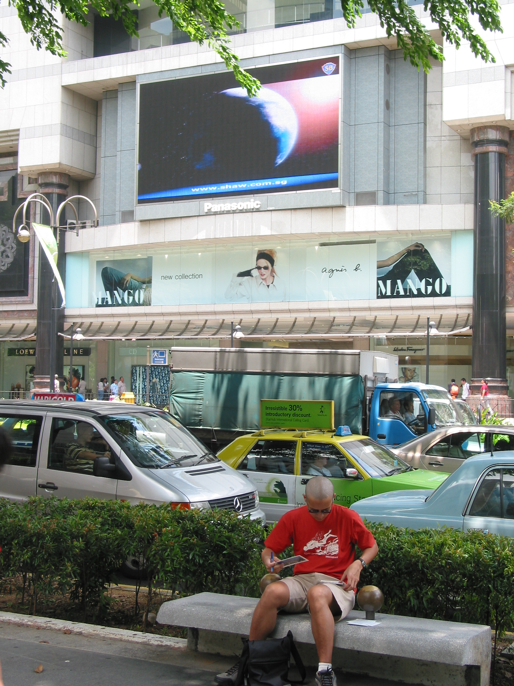 giant panasonic display