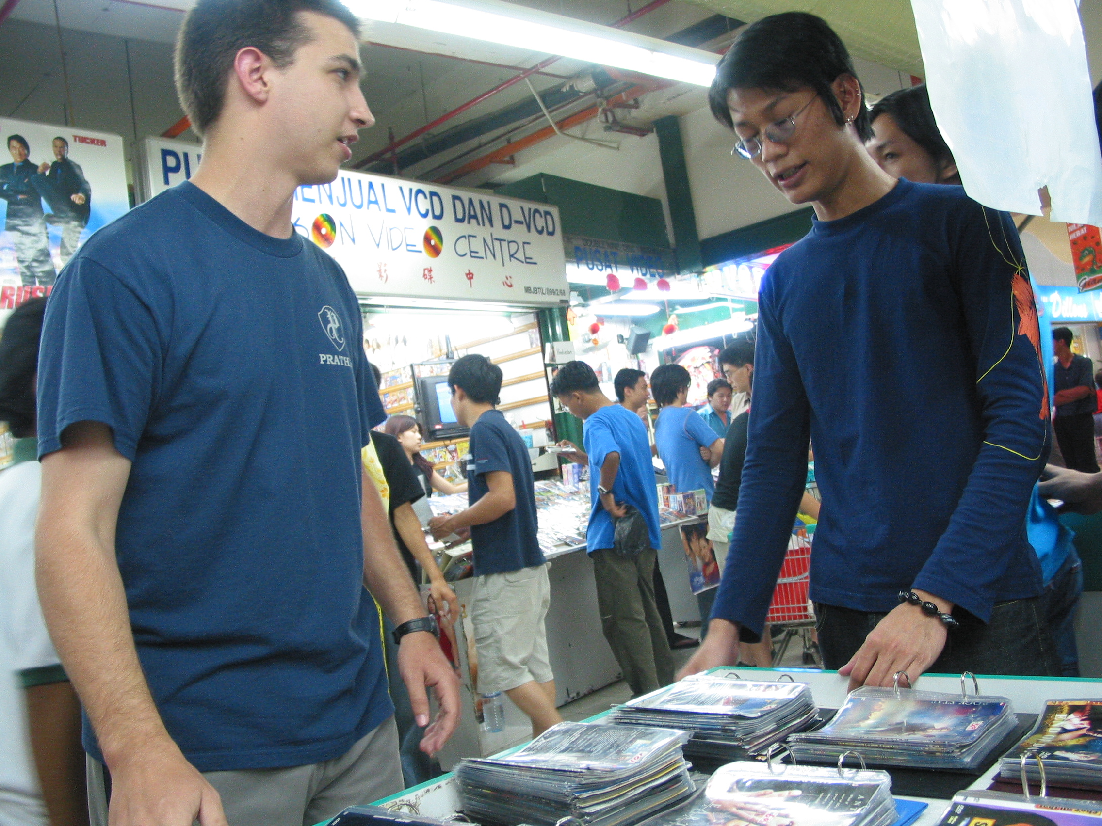 Jacob and a shopkeeper