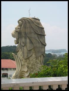 the Merlion (mermaid + lion, don't ask me)