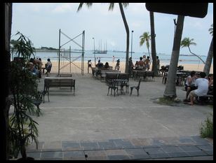 Simosa beach (pretty much the southernmost part of Singapore that's remotely natural)