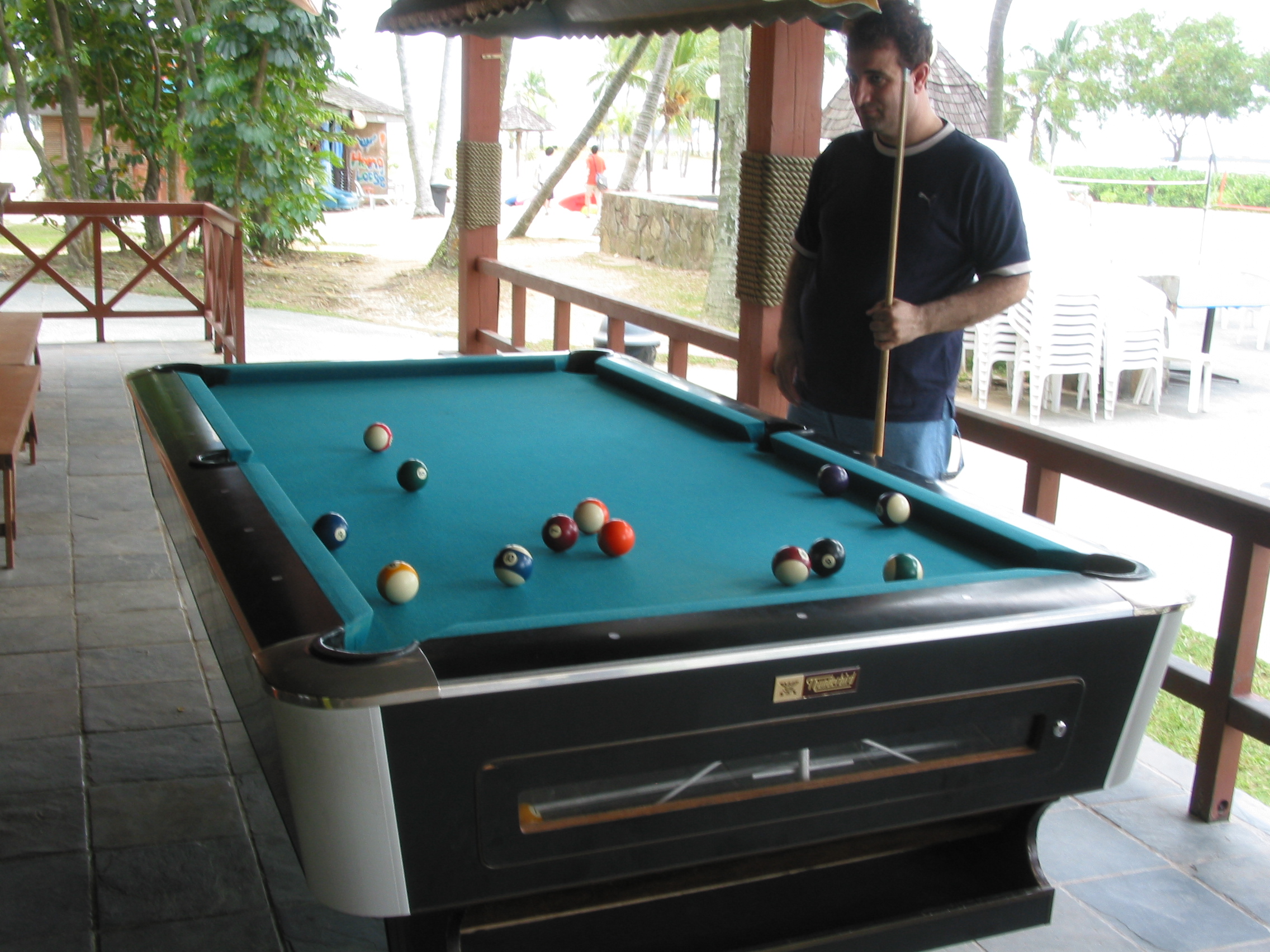 mafia types playing pool