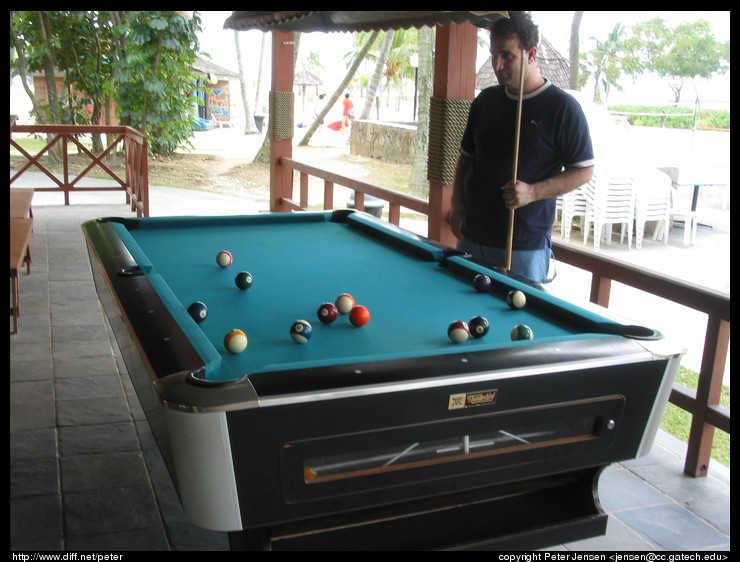 mafia types playing pool