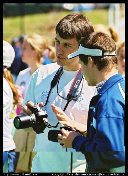 Charles at a lacrosse game