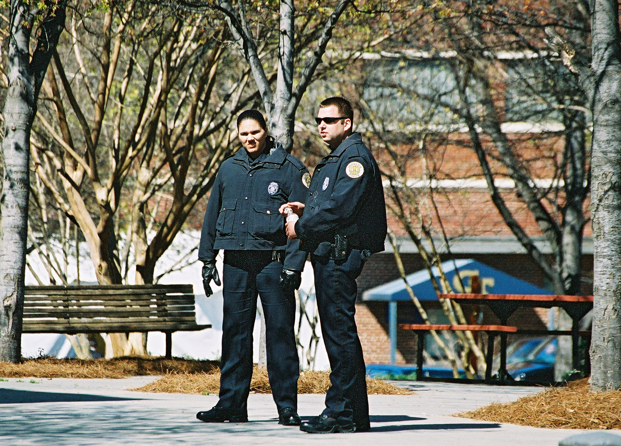 GTPD officers providing additional security