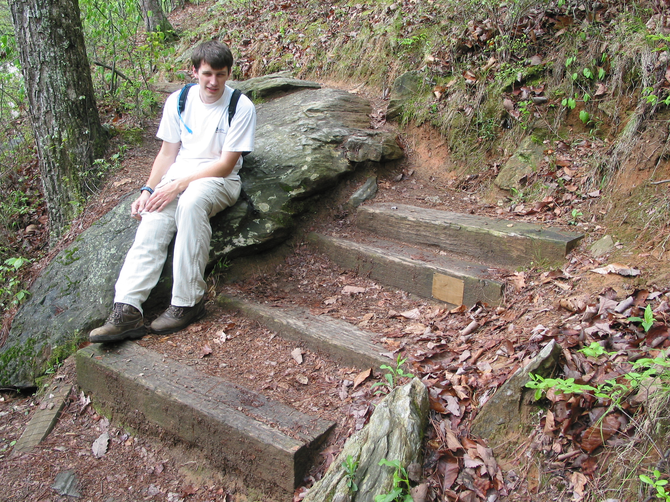 Charles with stairs