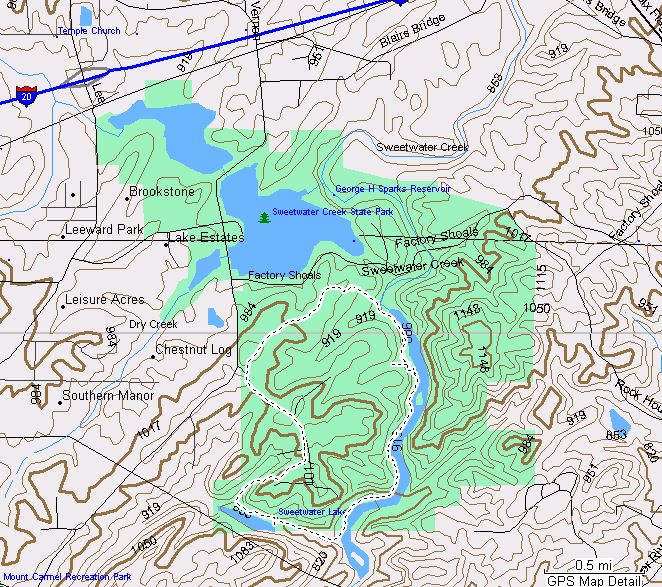 Mapsource tracklog from my Garmin eTrex Vista GPS