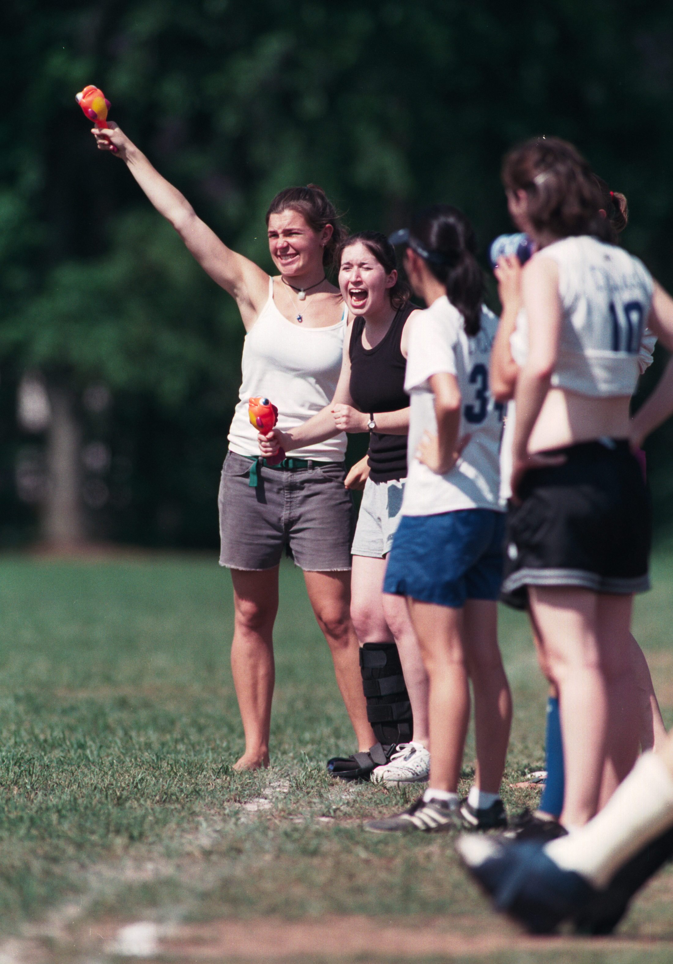 cheering