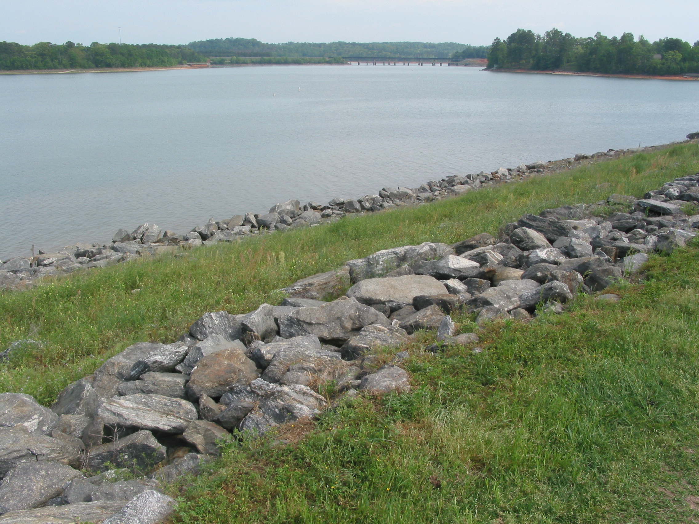 looking NE from the levee