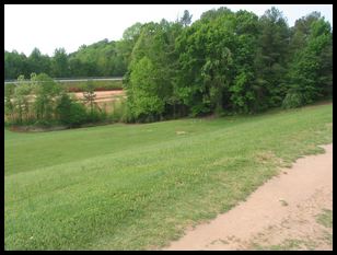 looking SW from the levee