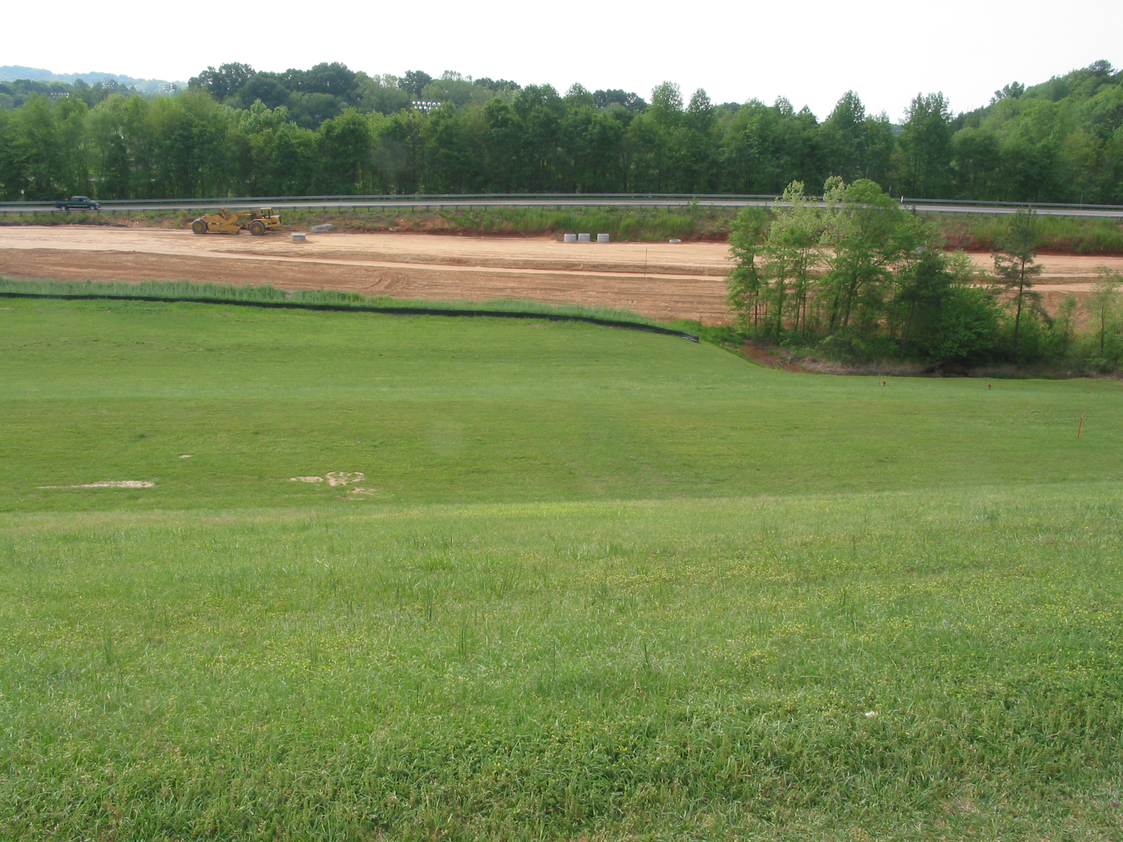 looking S from the levee