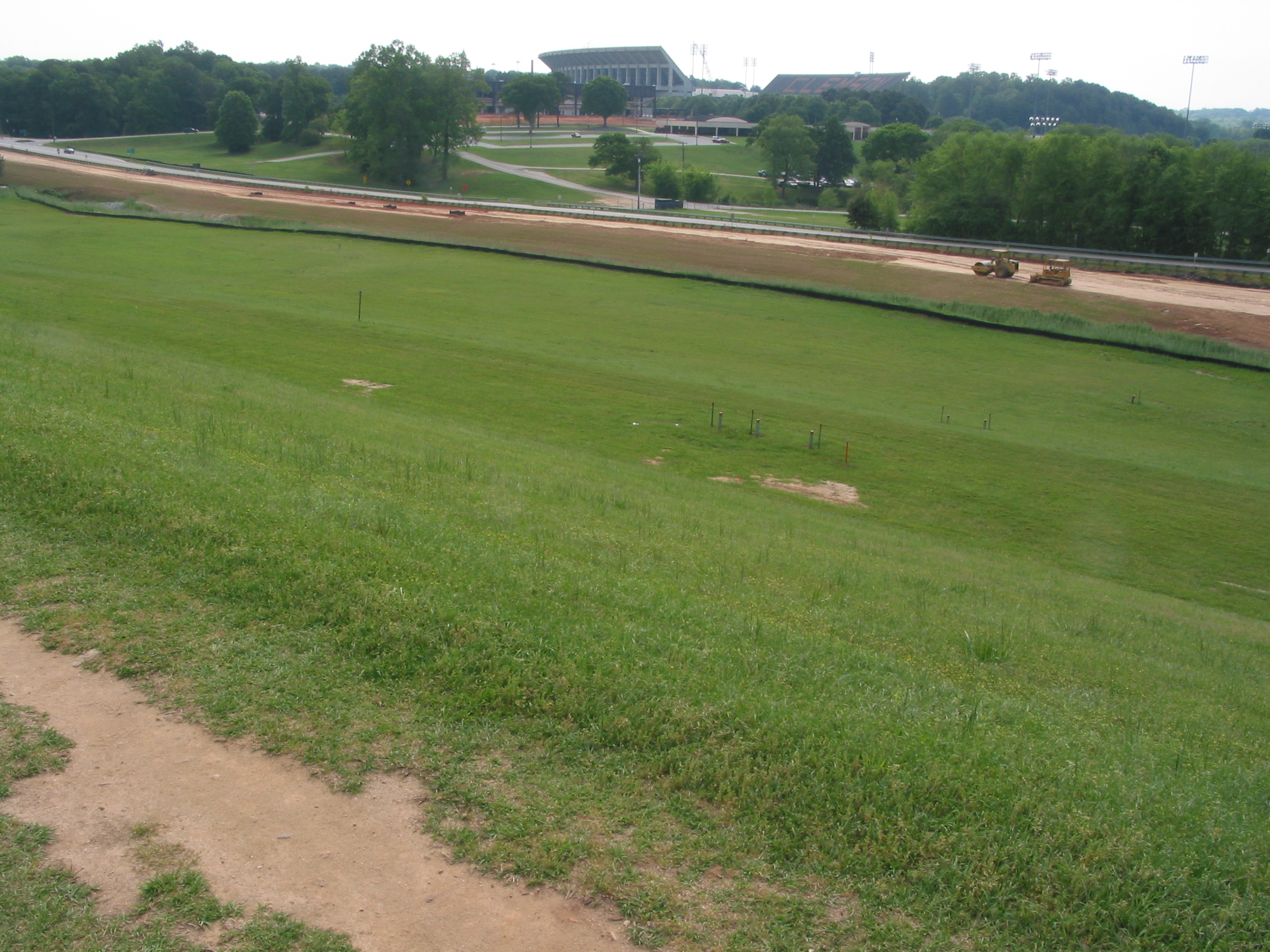 looking SE from the levee