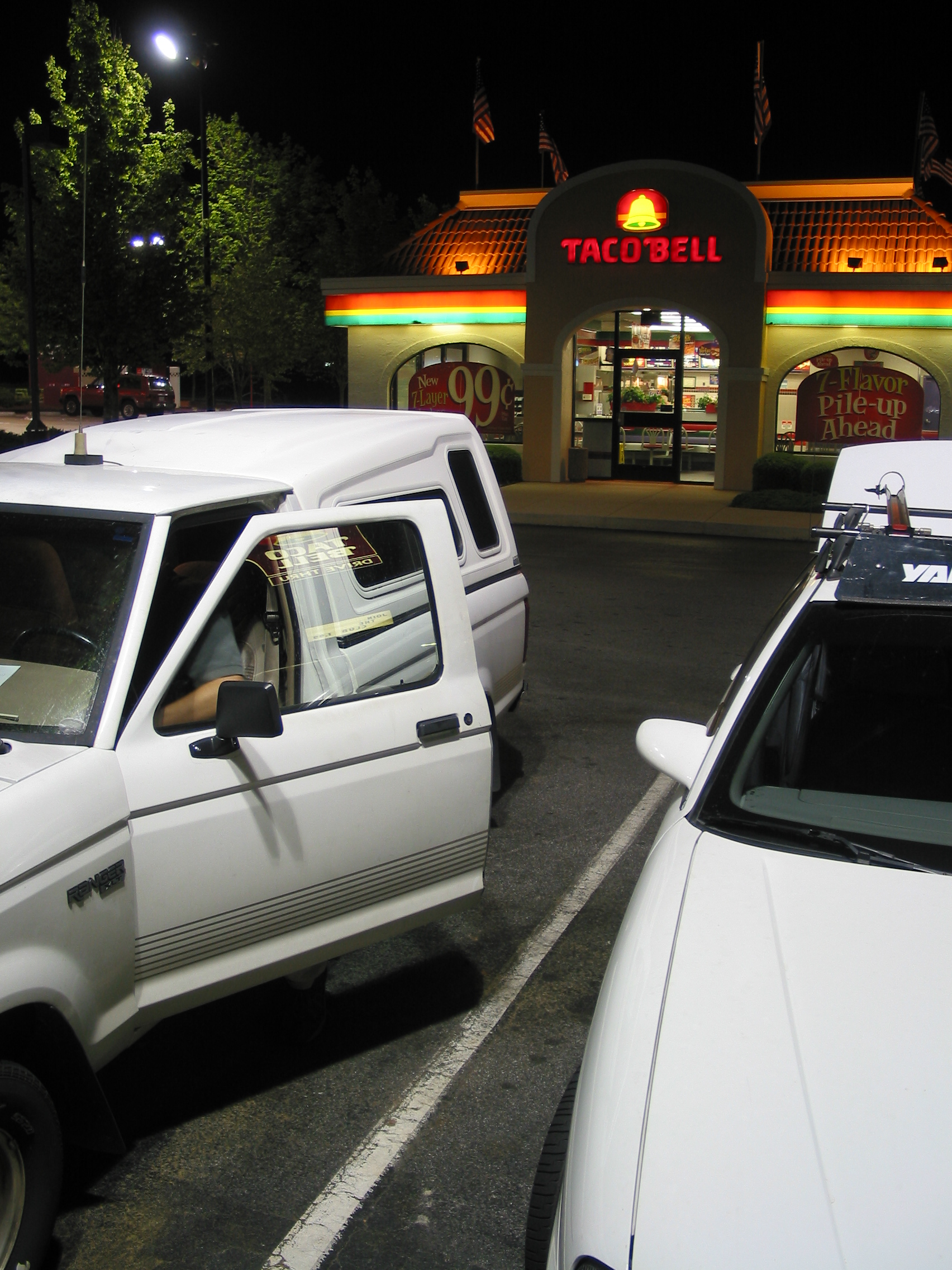 Charle's truck and my car