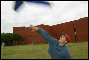 Charles launching (the tongue gives extra height)