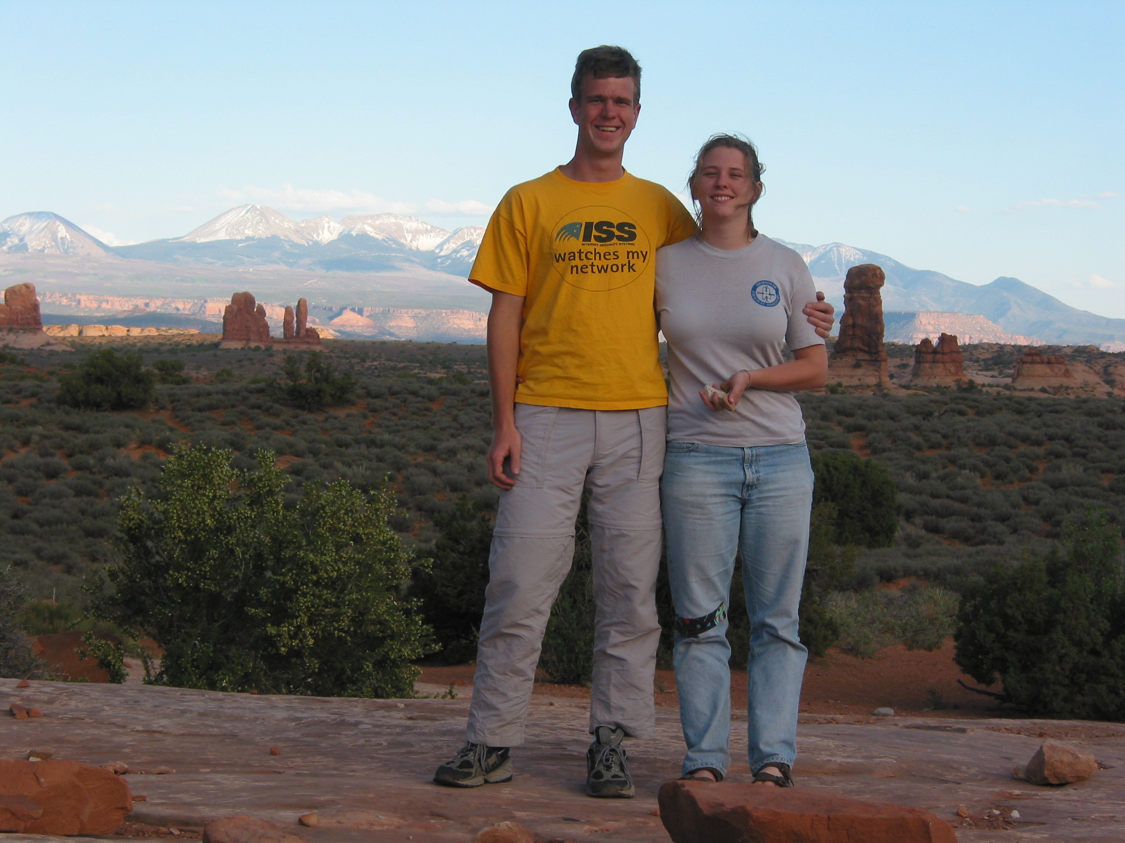 Peter and Ana at Arches