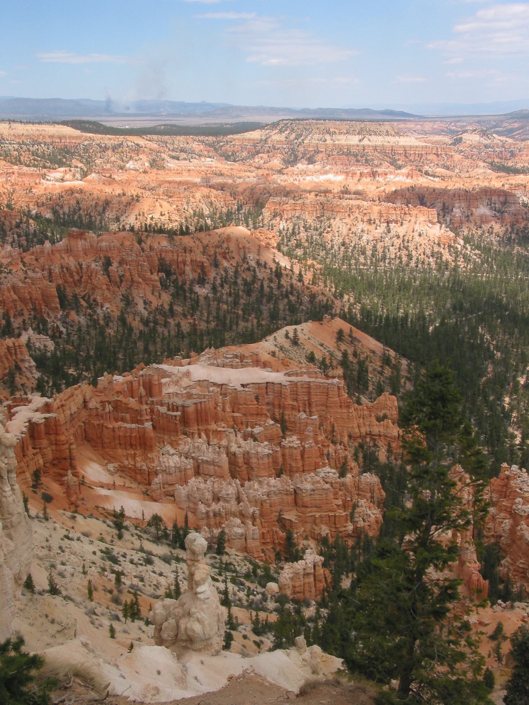 view down at Bryce