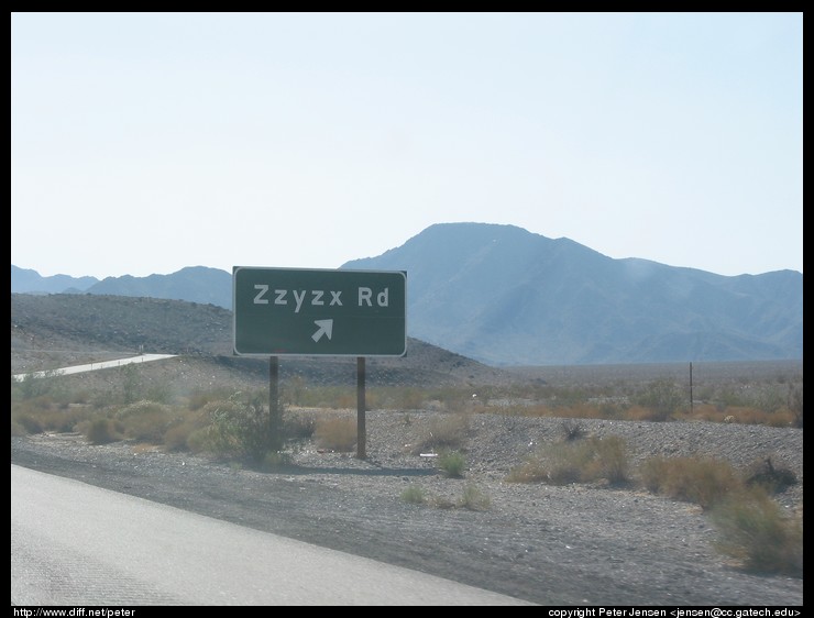 Zzyzx Rd (random shot whilst driving)