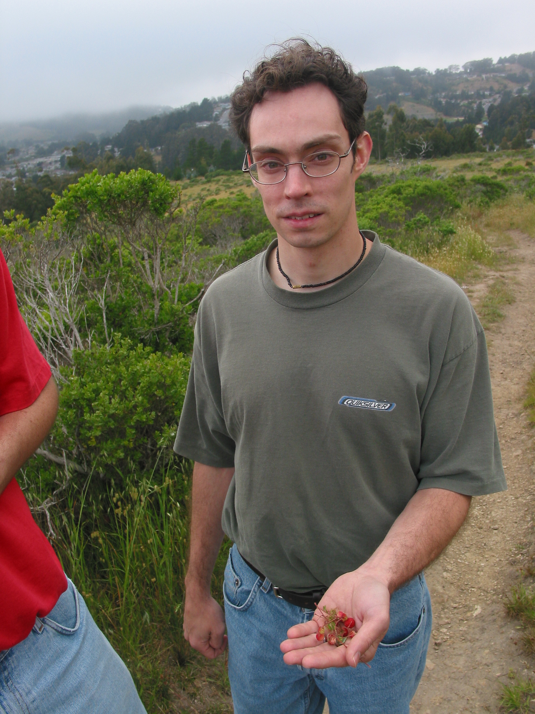 Nathan and his strawberries