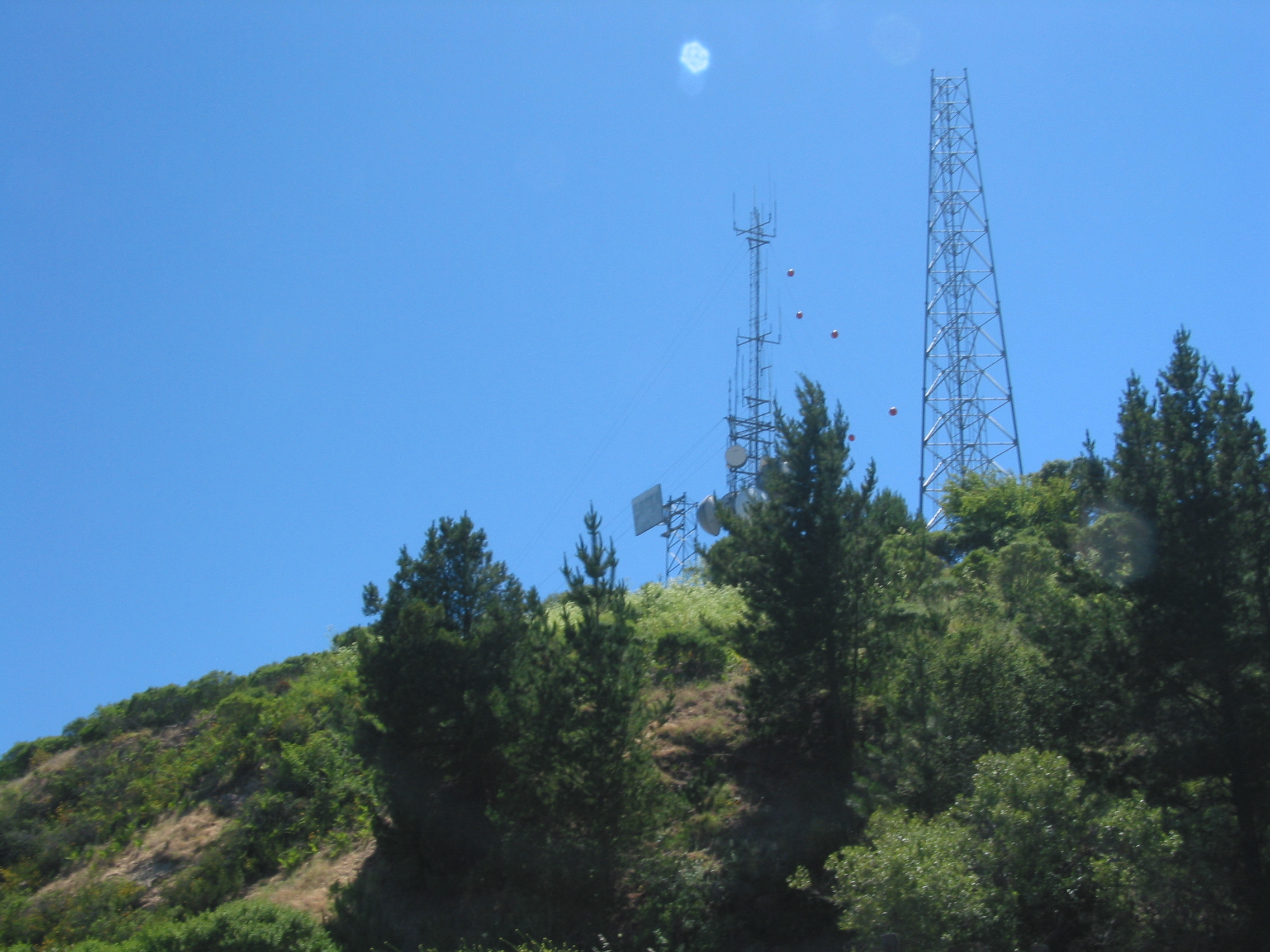 towers on the hill