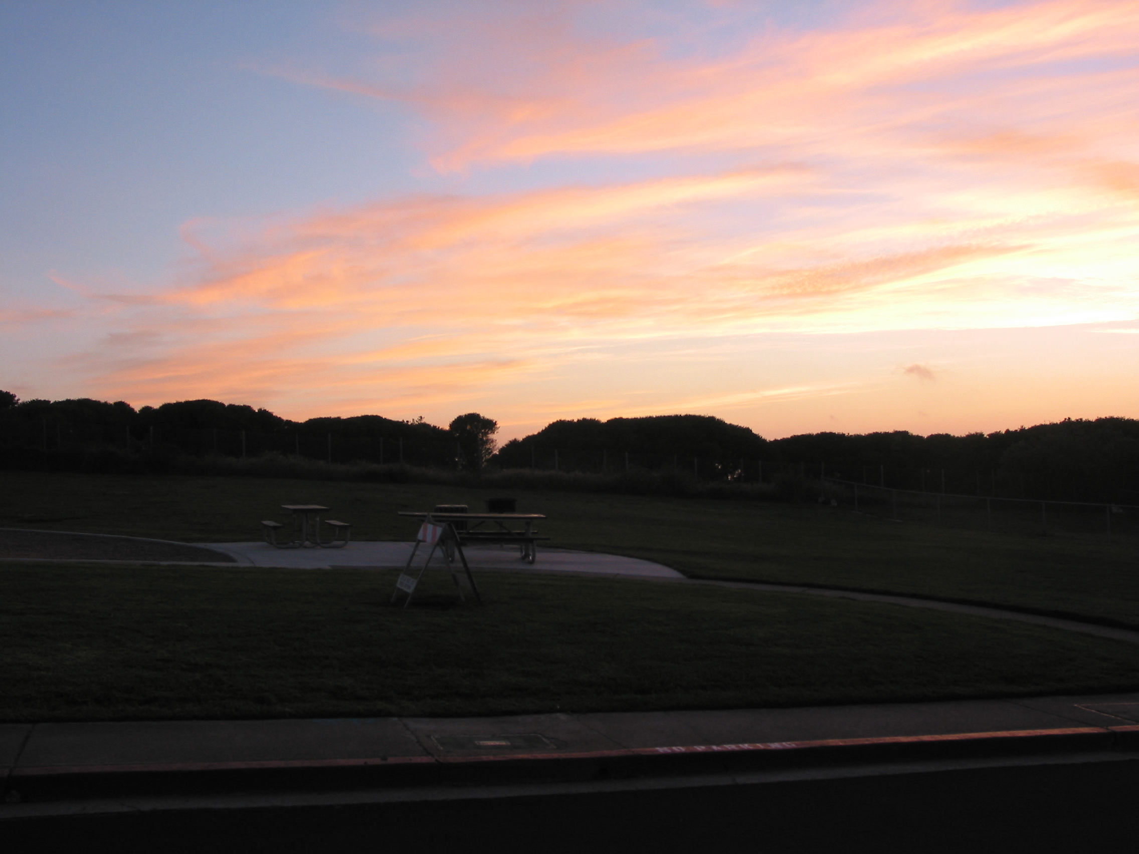 sunset at Westridge (AKA Palisades Park)