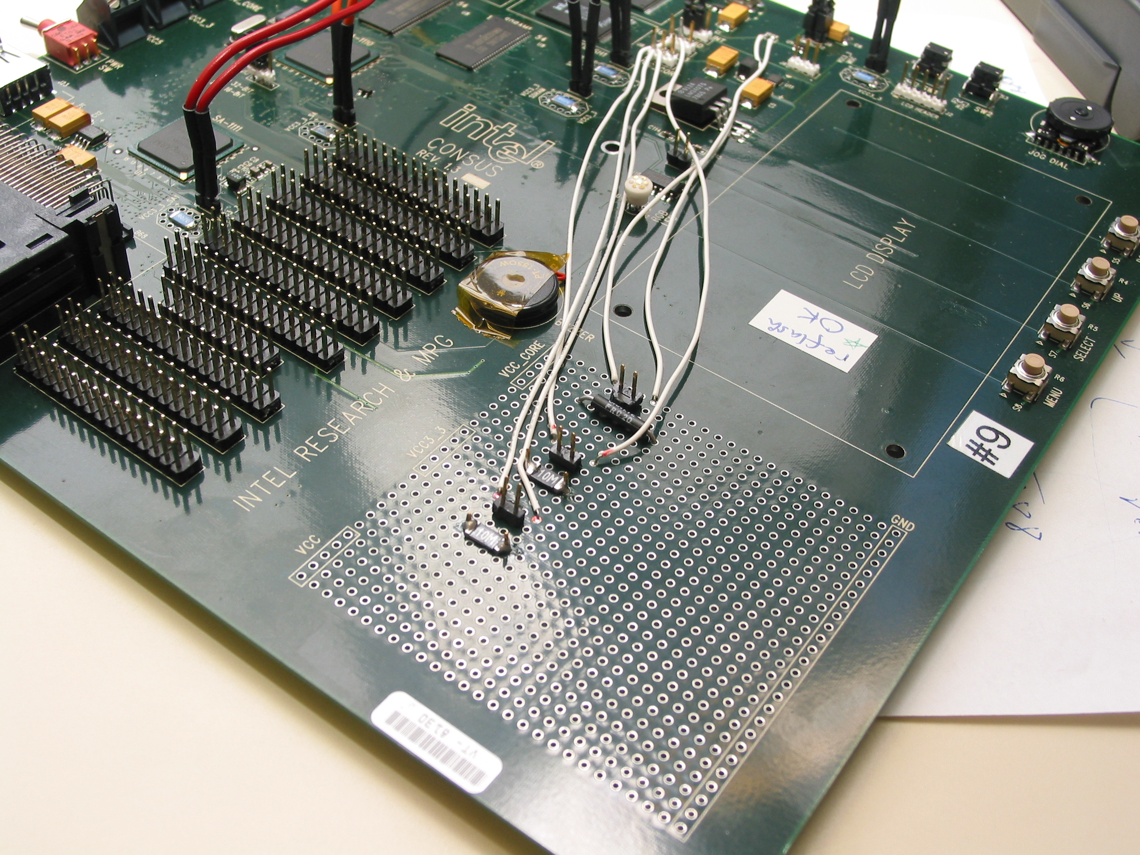 consus board with my power measurement hacks