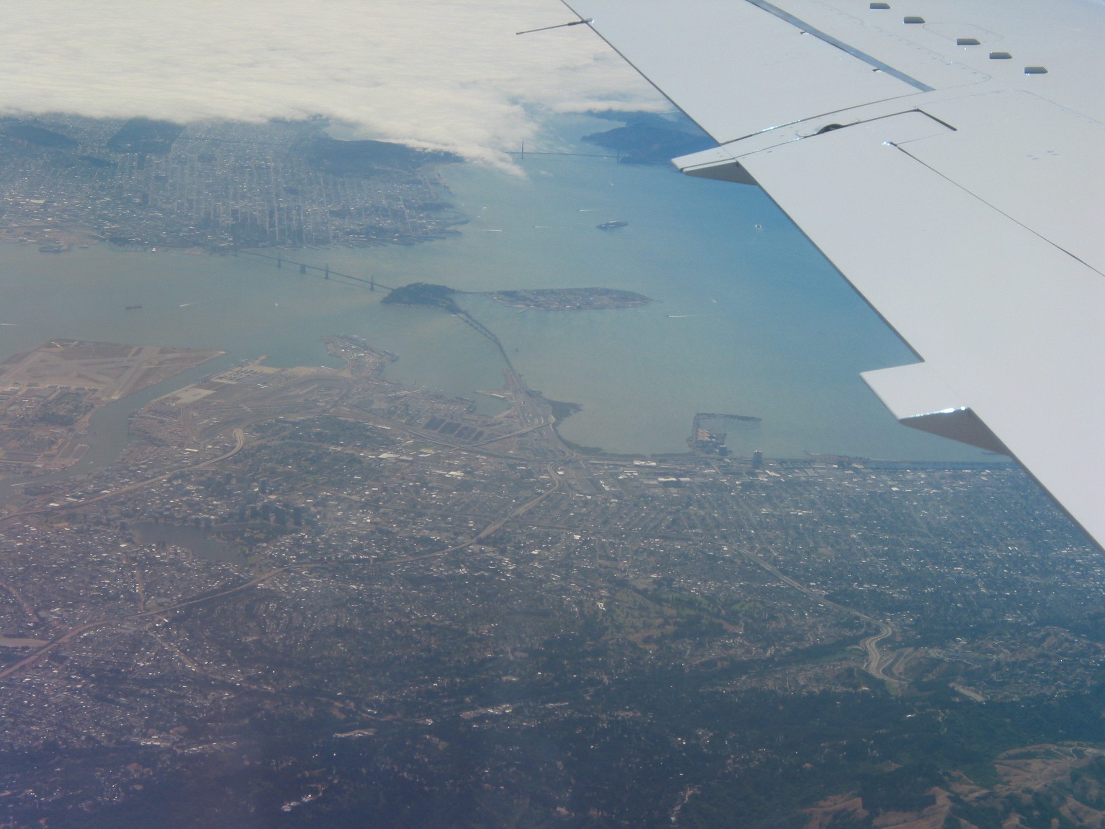 SF Bay from the Embraer 135